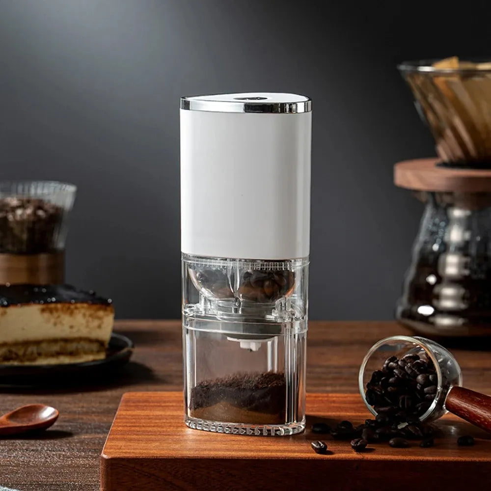 Electric Coffee Grinder Coffee Bean Grinder Cafe Automatic Portable USB Rechargeable Food Crusher For Drip Coffee Kitchen Gadgets